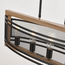 Caldwell Wood & Iron 5 Light Pendant